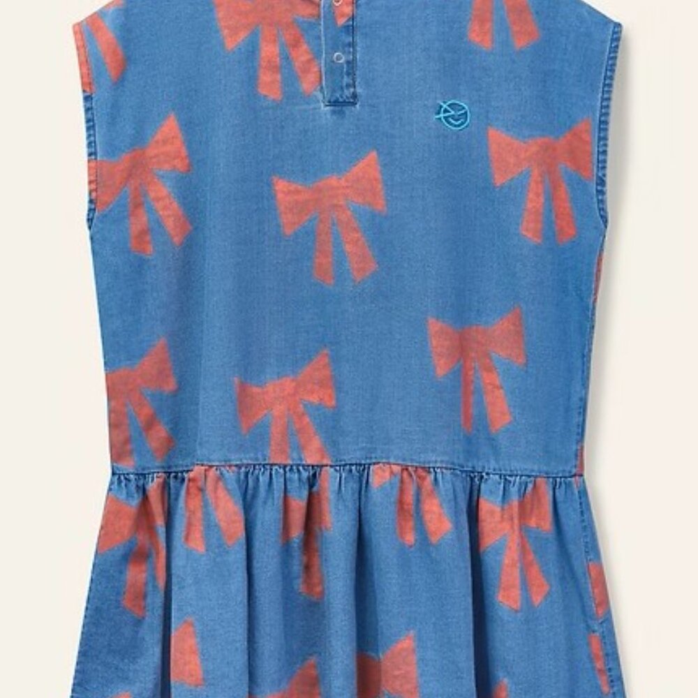 WYNKEN - Drop Waist Vela Dress - Twill Denim